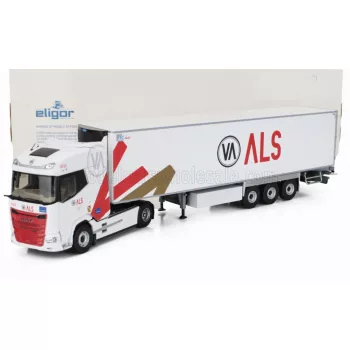 Eligor - DAF XG TRUCK SEMI-FRIGO ALS TRANSPORTS 2021 WHITE