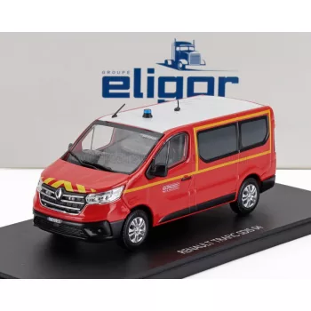   Eligor - RENAULT TRAFIC MINIBUS SDIS 04 SAPEURS POMPIERS 2024 RED WHITE