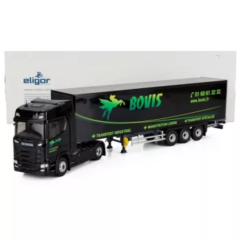   Eligor - SCANIA S500 TRUCK CASSONATO BOVIS TRANSPORTS 2021 BLACK