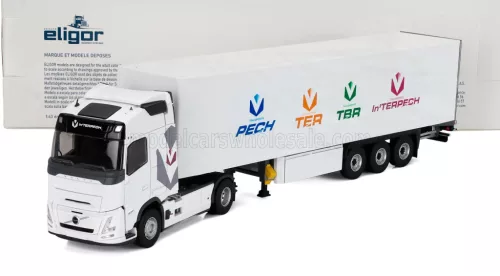 Eligor - VOLVO FH AERO TRUCK CASSONATO INTERPECH TRANSPORTS 2024 WHITE