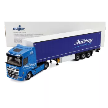   Eligor - DAF XG TRUCK TELONATO AUVRAY TRANSPORTS 2021 2 TONE BLUE
