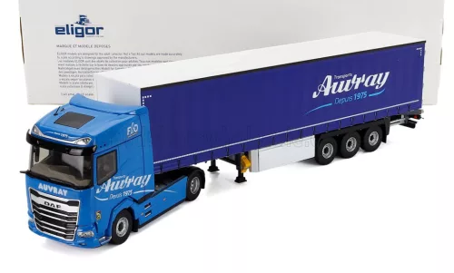 Eligor - DAF XG TRUCK TELONATO AUVRAY TRANSPORTS 2021 2 TONE BLUE