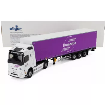   Eligor - VOLVO FH 500 TRUCK TELONATO DUMARTIN TRANSPORTS 2024 WHITE PURPLE