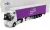 Eligor - VOLVO FH 500 TRUCK TELONATO DUMARTIN TRANSPORTS 2024 WHITE PURPLE