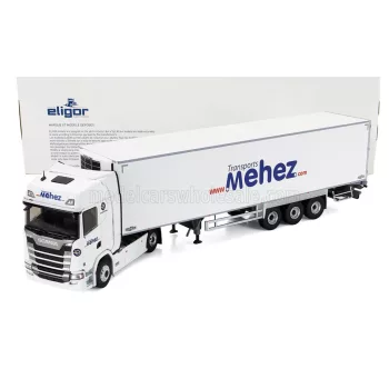   Eligor - SCANIA S500 TRUCK SEMI-FRIGO MEHEZ TRANSPORTS 2021 WHITE