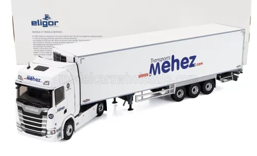 Eligor - SCANIA S500 TRUCK SEMI-FRIGO MEHEZ TRANSPORTS 2021 WHITE