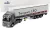 Eligor - RENAULT T480 TRUCK TELONATO LEO TRANSPORTS 2021 GREY WHITE