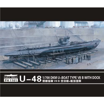 Flyhawk - U-48  Type VII B +  Dock Scene