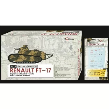 Flyhawk - Renault Ft-17 Light Tank Riveted Turret