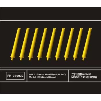 Flyhawk - WWII French 380mm 45 Model 1935 Metal Barrel