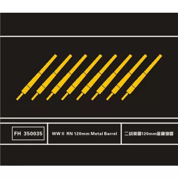 Flyhawk - WWII Royal Navy 120mm Metal Barrel