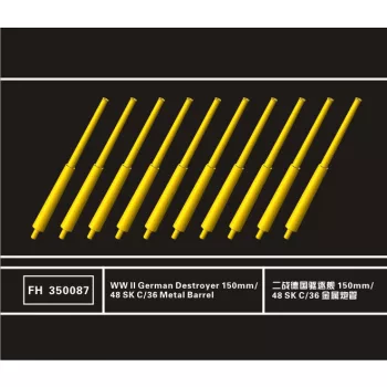 Flyhawk - WWII German Destroyer 150mm 48SK C36 Metal Barrel