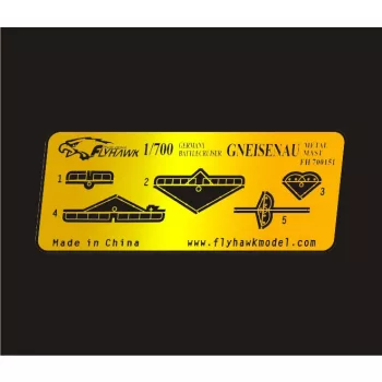 Flyhawk - Germany Navy Gneisenau Metal Mast
