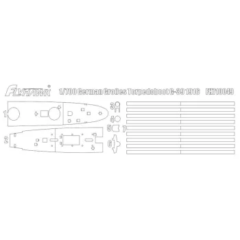 Flyhawk - Torpedoboot G-39 Paint Mask