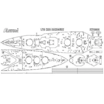 Flyhawk - Masking Sheet For HMS Agincourt