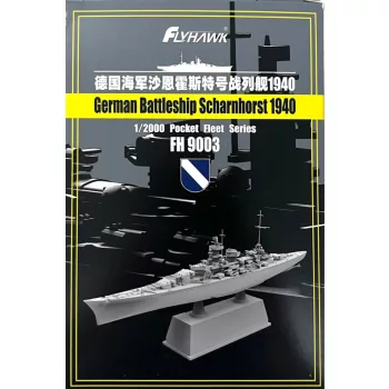 Flyhawk - German Battle ship Scharnhorst 1940 1:2000