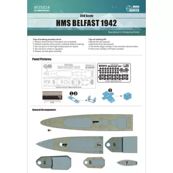 Flyhawk - HMS Belfast 1942 Wood Deck