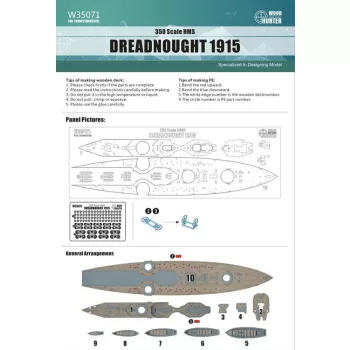 Flyhawk - HMS Dreadnought 1915 (for Trumpeter 05329)