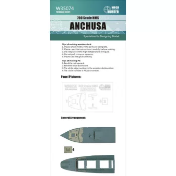 Flyhawk - HMS Anchusa Wood Deck