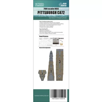 Flyhawk - WWII USS Pittsburgh CA72 Wood Deck