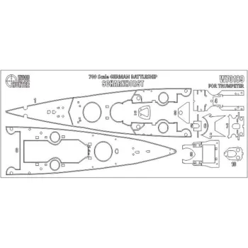 Flyhawk - German Battleship Scharnhorst (Trumpeter 06737)