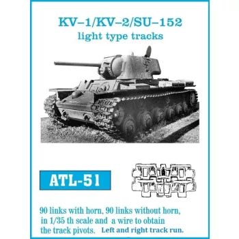 Friulmodel - KV-I/ KV-II, Light type track