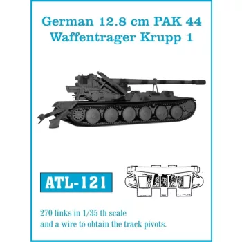Friulmodel - German 12.8 cm PAK 44 Waffentrager Krupp 1