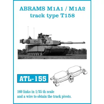 Friulmodel - Tracks for ABRAMS M1A1 / M1A2 track type T158