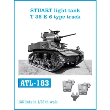   Friulmodel - Tracks for STUART light tank T 36 E 6 type track