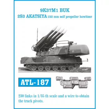   Friulmodel - 9K37M1 BUK 2S3 AKATSIYA 152 mm self propeller howitzer