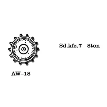 Friulmodel - Metal Wheels for 8 ton Sd.kfz. 7
