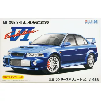   Fujimi - 1:24 Mitsubishi Lancer Evolution VI GSR w/Window Frame Masking