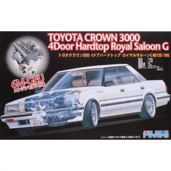   Fujimi - 1:24 Toyota Crown 3000 4Door Hardtop Royal Saloon G (MS125) 1985