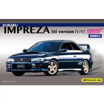   Fujimi - 1:24 Subaru Impreza Sti ver IV/VI w/Window Frame Masking Seal