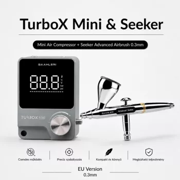  Gaahleri - Turbox Mini Kit with Seeker 03 - festékszóró pisztoly kompresszorral