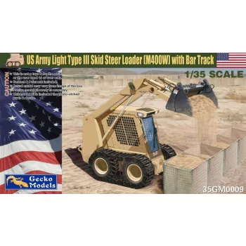   Gecko Models - US A.L.Type III Skid Steer Ldr.(M400W) w/bar track