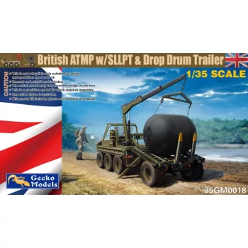 Gecko Models - British ATMP w/SLLPT & Drop Drum Trailer