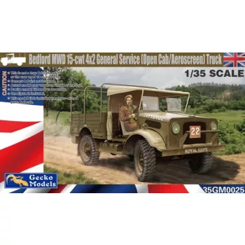 Gecko Models - Bedford MWD 15-cwt 4x2 GS Truck - open cab