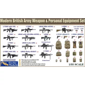   Gecko Models - Modern British Army Weapon & Personal Equipment