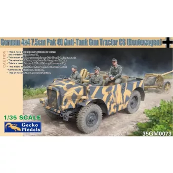   Gecko Models - German 4x4 7,5cm Pak40 Anti-Tank Gun Tractor C8