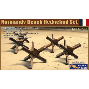 Gecko Models - Normandy Beach Hedgehog Set
