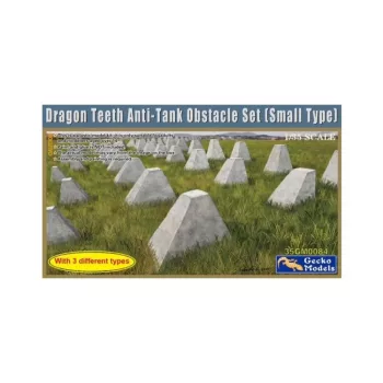   Gecko Models - Dragon Teeth Anti-Tank Obstacle Set (Small Vers.)