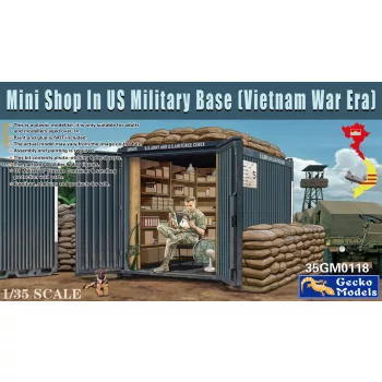   Gecko Models - 1/35 Mini shop in US military base Vietnam War - Gecko