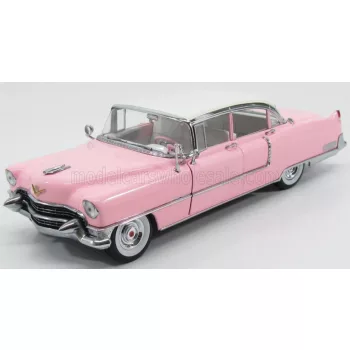   Greenlight - CADILLAC FLEETWOOD SERIES 60 1955 - PERSONAL CAR ELVIS PRESLEY PINK WHITE