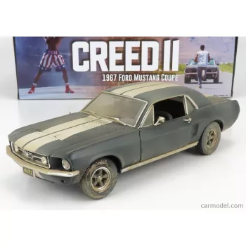   Greenlight - Ford Usa Mustang Coupe 1967 - Adonis Creed'S Ii Matt Black
