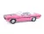 Greenlight - 1:18 1970 Dodge Challenger R/T Hardtop 440 Six Pack - Panther Pink with White Top & White Interior - GreenLight