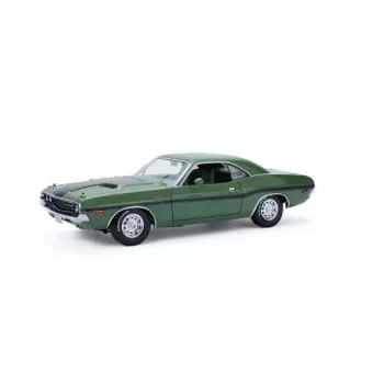   Greenlight - 1:18 1970 Dodge Challenger R/T Hardtop Hemi Mr Norm’s - F8 Green with Green Top & Green Interior - GreenLight