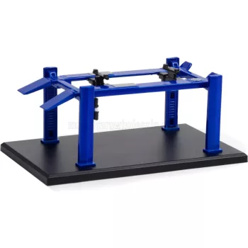   Greenlight - ACCESSORIES GARAGE SET OFFICINA - PONTE SOLLEVATORE AUTO - FOUR POST LIFT BLUE