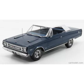   Greenlight - Plymouth Belvedere Gtx Cabriolet Graveyard Carz 1967 Blue White
