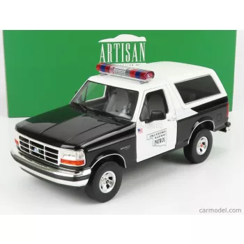   Greenlight - Ford Usa Bronco Oklahoma Highway Patrol Police 1996 Black White